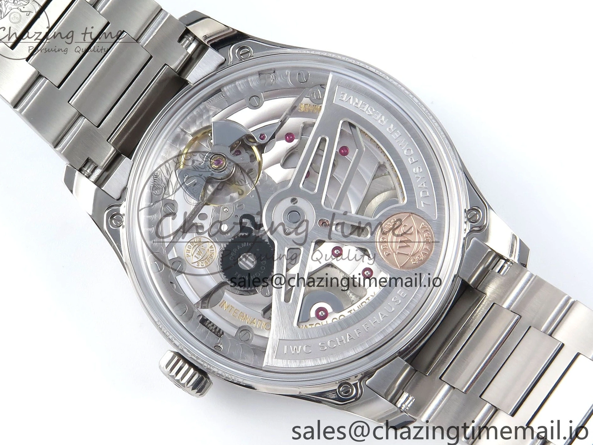 MIROTIME 0111 Portugieser Auto IWC0562E APSF 1:1 Best Edition Blue Dial on SS Bracelet A Timeless 6997